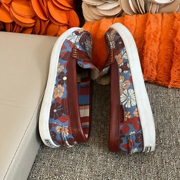 ❣️Cole Haan Grand Zeros Floral Canvas & Leather Trim Sneakers❣️ - Picture 6 of 9